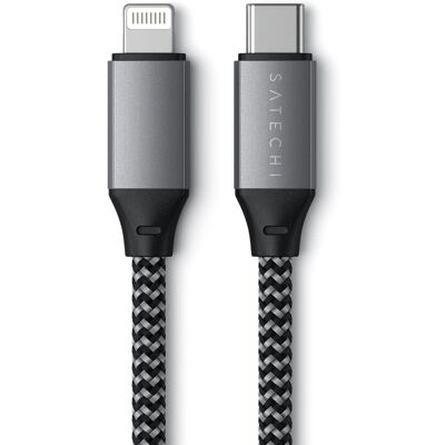 Satechi USB-C til Lightning Kabel - 25CM - USB Kabel Satechi USB-C til Lightning Kabel - 25CM - USB Kabel