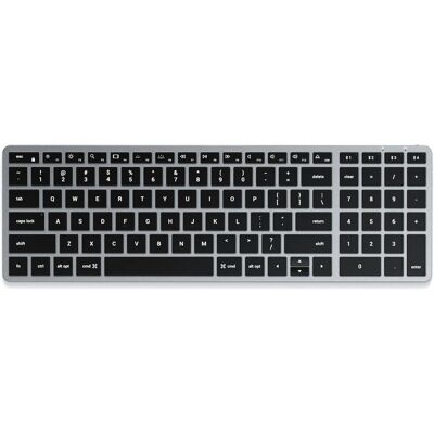 Satechi Slim X2 - Bezprzewodowa Klawiatura Bluetooth - Szara - Klawiatura Satechi Slim X2 - Bezprzewodowa Klawiatura Bluetooth - Szara - Klawiatura