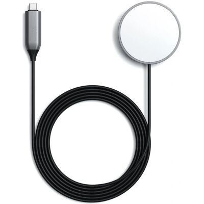 Caricatore wireless magnetico Satechi per iPhone - Grigio Caricatore wireless magnetico Satechi per iPhone - Grigio