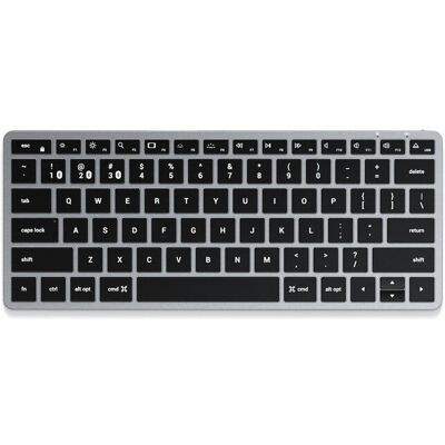 Satechi Model: Slim X1 Bluetooth Keyboard - Black, Grey - Keyboard Satechi Model: Slim X1 Bluetooth Keyboard - Black, Grey - Keyboard