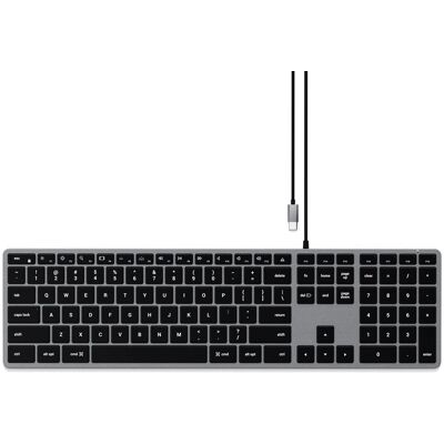 Πληκτρολόγιο Satechi Slim W3 - Φωτισμένο, USB-C, QWERTZ, Συμβατό με Mac Πληκτρολόγιο Satechi Slim W3 - Φωτισμένο, USB-C, QWERTZ, Συμβατό με Mac