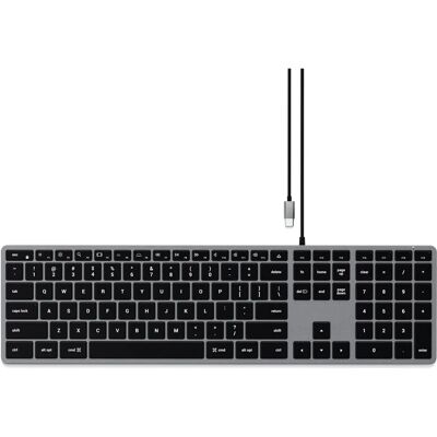 Satechi Marca Tastiera W3 - QWERTY Italiano - Space Gray - Tastiera Satechi Marca Tastiera W3 - QWERTY Italiano - Space Gray - Tastiera