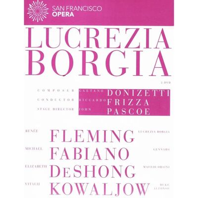 Euroarts Riccardo Frizza - Lucrezia Borgia - DVD Euroarts Riccardo Frizza - Lucrezia Borgia - DVD