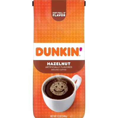 Dunkin' Donuts Dunkin' Rôtie légère saveur noisette - Café - Publicité Dunkin' Donuts Dunkin' Rôtie légère saveur noisette - Café - Publicité