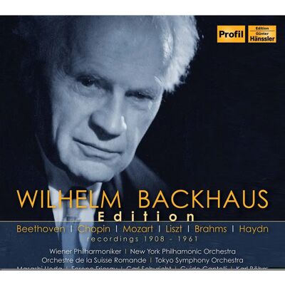Wilhelm Backhaus Edition - Klassische Klavieraufnahmen 1908-1961 - Boxed Set Wilhelm Backhaus Edition - Klassische Klavieraufnahmen 1908-1961 - Boxed Set