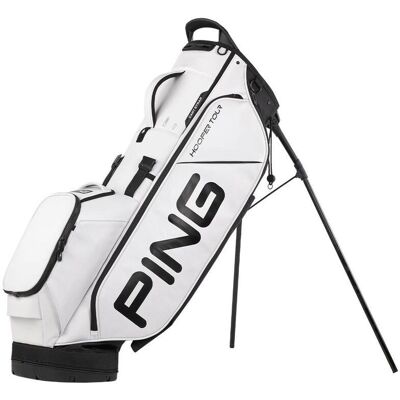 Ping Hoofer Tour 244 Weiß/Schwarz Standbag - Golftaske Ping Hoofer Tour 244 Weiß/Schwarz Standbag - Golftaske