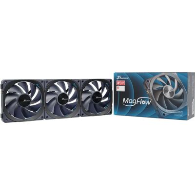 Seasonic MagFlow 1225 PWM - 3-fläktset - Datorlåda fläktar Seasonic MagFlow 1225 PWM - 3-fläktset - Datorlåda fläktar