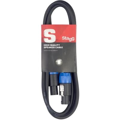 Stagg SSP2SS15 2m S Série Speakon na Speakon Kabel - Reproduktorový kabel Stagg SSP2SS15 2m S Série Speakon na Speakon Kabel - Reproduktorový kabel
