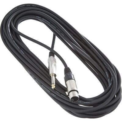 Stagg SMC10XP - 10m XLR to Jack Microphone Cable - Black Stagg SMC10XP - 10m XLR to Jack Microphone Cable - Black