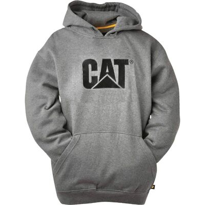 Caterpillar Trademark Grijze Hoodie - Hoodie Caterpillar Trademark Grijze Hoodie - Hoodie