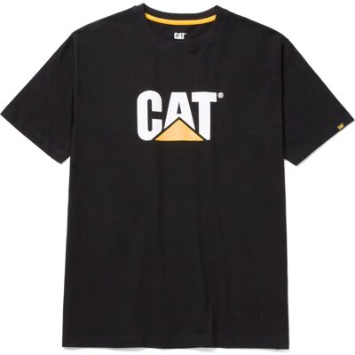 Caterpillar Zwarte XXL T-Shirt - Duurzaam Logo-T-Shirt voor Mannen Caterpillar Zwarte XXL T-Shirt - Duurzaam Logo-T-Shirt voor Mannen
