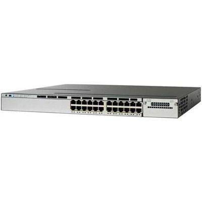 Cisco WS-C3850-24U-S Managed Layer 2/3 Switch - 24 Ports - Silver Cisco WS-C3850-24U-S Managed Layer 2/3 Switch - 24 Ports - Silver