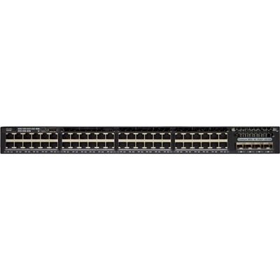 Cisco WS-C3650-48FD-E Managed Layer 3 Gigabit Ethernet Switch - 1U Schwarz Cisco WS-C3650-48FD-E Managed Layer 3 Gigabit Ethernet Switch - 1U Schwarz