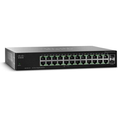 Cisco SG112-24 Unmanaged Layer 2 Gigabit Switch - 24 Ports Cisco SG112-24 Unmanaged Layer 2 Gigabit Switch - 24 Ports