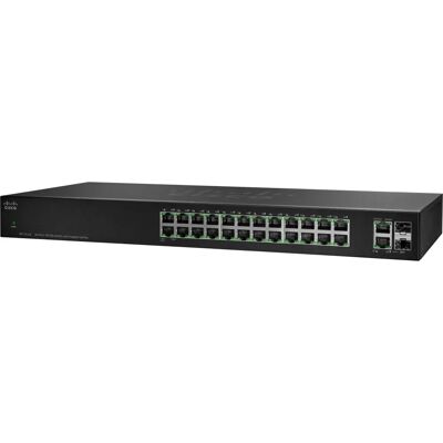 Cisco SF112-24 Layer 2 Gyors Ethernet Switch - Fekete Cisco SF112-24 Layer 2 Gyors Ethernet Switch - Fekete