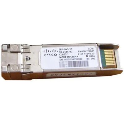 Cisco SFP-10G-SR-S= - Netværks-transceiver - 10GBASE-SR - Grå Cisco SFP-10G-SR-S= - Netværks-transceiver - 10GBASE-SR - Grå