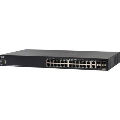 Cisco - SG550X-24P-K9-UK - Black - Network Switch Cisco - SG550X-24P-K9-UK - Black - Network Switch