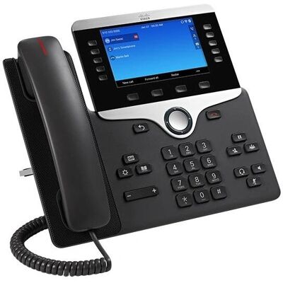 Cisco 8861 IP-Telefon - Wi-Fi, Silber, Schwarz - IP-Telefon Cisco 8861 IP-Telefon - Wi-Fi, Silber, Schwarz - IP-Telefon