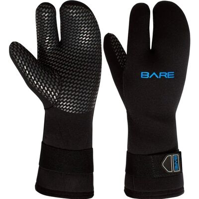 Bare 7 mm 3-finger Dykkingshansker - Kaldt Vann Bare 7 mm 3-finger Dykkingshansker - Kaldt Vann