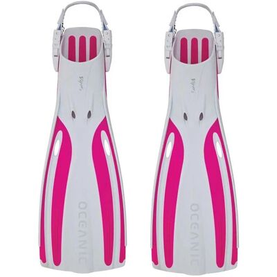 Pinne da immersione Oceanic Viper 2 - Bianco, Rosa - Pinne da Immersione Pinne da immersione Oceanic Viper 2 - Bianco, Rosa - Pinne da Immersione