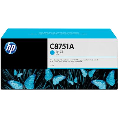 HP C8751A Cyan Blækpatron - Standard udbytte HP C8751A Cyan Blækpatron - Standard udbytte