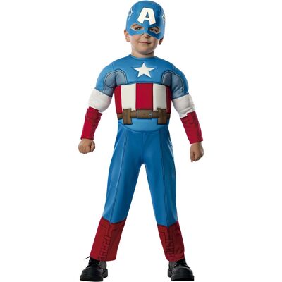 Barnkostym Captain America från Rubie's Barnkostym Captain America från Rubie's
