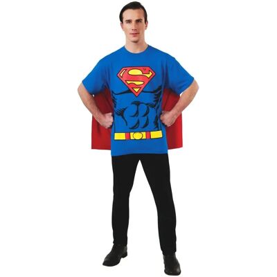 Koszulka Superman od Rubie's Niebieska XL - Koszulka Koszulka Superman od Rubie's Niebieska XL - Koszulka