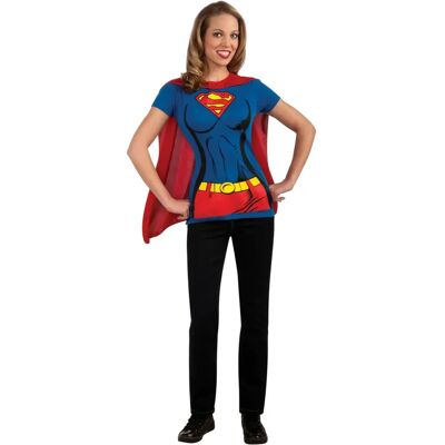 Disfraz de Superman Supergirl de DC Comics - Azul Pequeño Disfraz de Superman Supergirl de DC Comics - Azul Pequeño