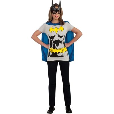 DC Comics Batgirl Damen Kostüm - Cape & Maske - Grau Small DC Comics Batgirl Damen Kostüm - Cape & Maske - Grau Small