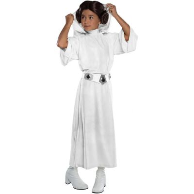 Deluxe kostium księżniczki Leii dla dzieci - Star Wars - Biały Deluxe kostium księżniczki Leii dla dzieci - Star Wars - Biały