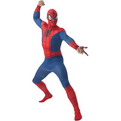 Marvel Spider-Man Kostym - Röd/Blå/Svart XL Marvel Spider-Man Kostym - Röd/Blå/Svart XL