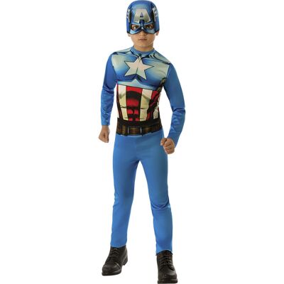 Rubie's Captain America 7-8 år - Kostym Rubie's Captain America 7-8 år - Kostym