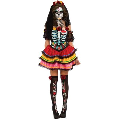 Rubie's Extra Large Day of the Dead Senorita Costume - Costumes Rubie's Extra Large Day of the Dead Senorita Costume - Costumes
