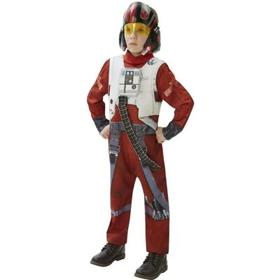 Star Wars Poe Dameron Costume for Kids - Deluxe 5-6 Years Star Wars Poe Dameron Costume for Kids - Deluxe 5-6 Years
