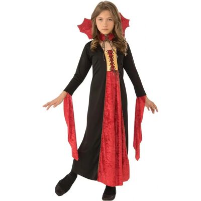 Costume da Vampira Gotica Rossa - Taglia 3-4 Anni - Bambina Costume da Vampira Gotica Rossa - Taglia 3-4 Anni - Bambina