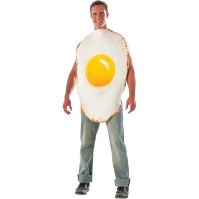 Rubie's White Fried Egg Costume - Adult One Size Rubie's White Fried Egg Costume - Adult One Size