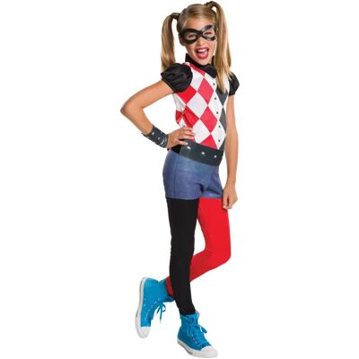 Fantasia Harley Quinn Crianças Rubie's Dc Superhero Girls - Branco - Fantasias Fantasia Harley Quinn Crianças Rubie's Dc Superhero Girls - Branco - Fantasias