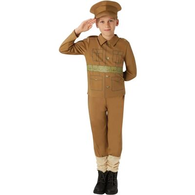 Rubie's WW1 Soldier Costume - Small - Brown Rubie's WW1 Soldier Costume - Small - Brown