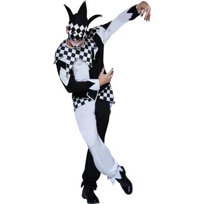 Costume Jester Sombre Blanc XL - Rubies Costume Jester Sombre Blanc XL - Rubies