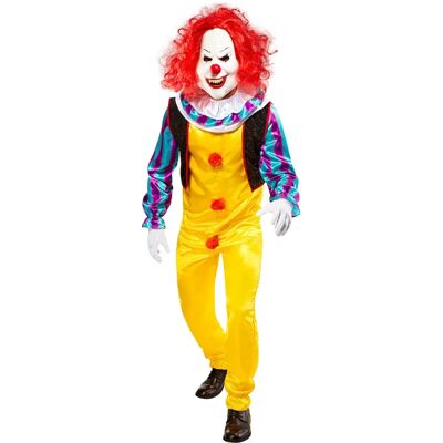 Rubie's Pennywise IT Der Film Deluxe Horror Clown Halloween Herren Kostüm - Up-44 Rubie's Pennywise IT Der Film Deluxe Horror Clown Halloween Herren Kostüm - Up-44