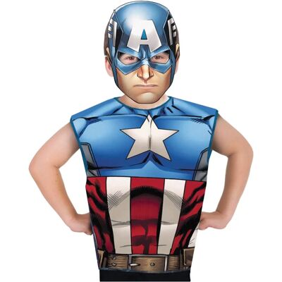 Kit de Costume Capitaine America de Rubies - Pour Enfants Kit de Costume Capitaine America de Rubies - Pour Enfants