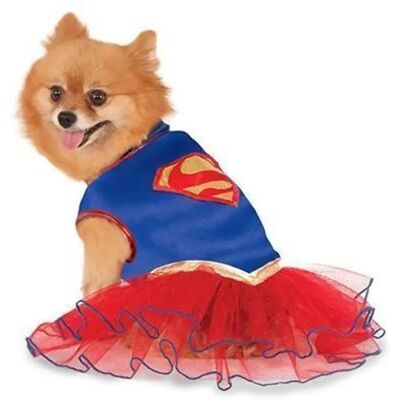 Rubie's Supergirl Tutu Vestido de Mascota (580324) - XL Rubie's Supergirl Tutu Vestido de Mascota (580324) - XL