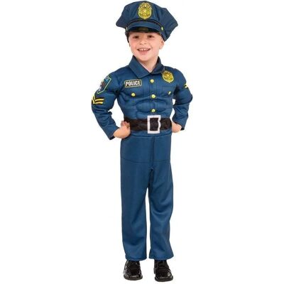 Déguisement de Policier Musclé pour Enfants - 3-4 Ans Déguisement de Policier Musclé pour Enfants - 3-4 Ans