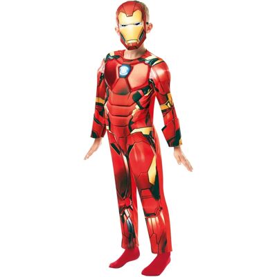 Rubie's Iron Man Deluxe Padded Suit Barn Avengers Tony Stark Rubie's Iron Man Deluxe Padded Suit Barn Avengers Tony Stark
