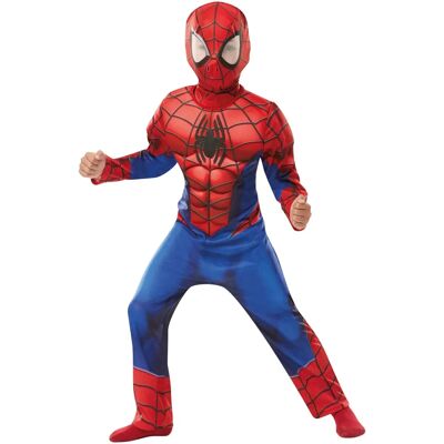 Rubie's Deluxe Spider-Man Child Muscle Chest Costume - Red Rubie's Deluxe Spider-Man Child Muscle Chest Costume - Red