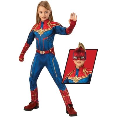 Déguisement Deluxe de héros pour enfants Captain Marvel de Rubie's - Costumes - Publicité Déguisement Deluxe de héros pour enfants Captain Marvel de Rubie's - Costumes - Publicité