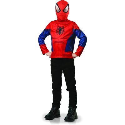 Rubies Spider-Man Kostümset für Kinder - Top & Maske - Authentisches Marvel-Design Rubies Spider-Man Kostümset für Kinder - Top & Maske - Authentisches Marvel-Design