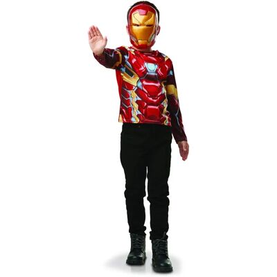 Costume Iron Man de Rubie's - Enfants, 3 ans et plus, Rouge et Jaune Costume Iron Man de Rubie's - Enfants, 3 ans et plus, Rouge et Jaune