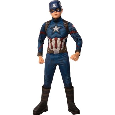 Rubie's Captain America pojke deluxe kostym - Kostymer Rubie's Captain America pojke deluxe kostym - Kostymer