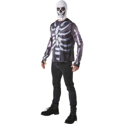 Magic and Horror T-shirt et Balaclava Skull Trooper Large - Costume T-Shirt et Balaclava - Publicité Magic and Horror T-shirt et Balaclava Skull Trooper Large - Costume T-Shirt et Balaclava - Publicité